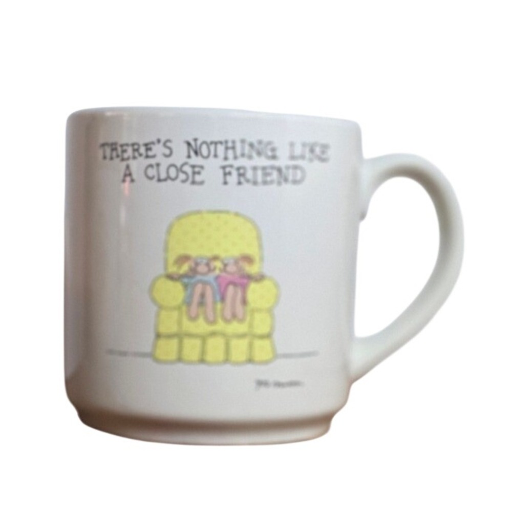 Vintage Ziggy Tom Wilson Coffee Mug There's Nothing Like A Close Friend White